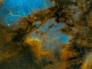 IC5070 Pelican Nebula In Tricolour